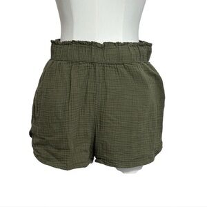 Olive Green 100% Cotton Pull-On Shorts – Universal Thread